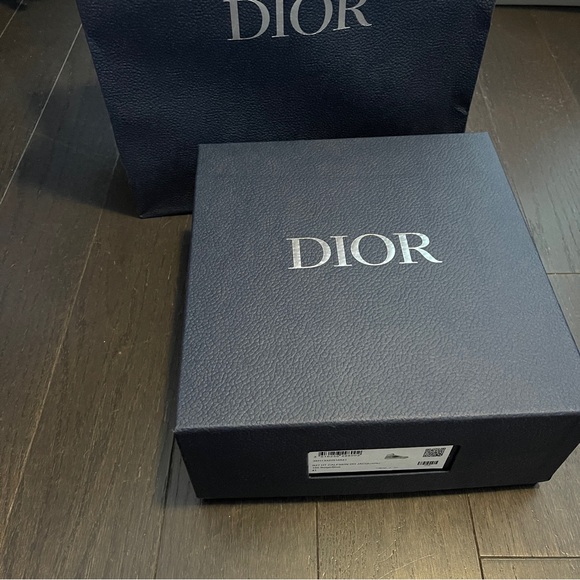 Dior blue box shopping bag full set with envelop and ribbon wrapping tissue - Picture 4 of 13